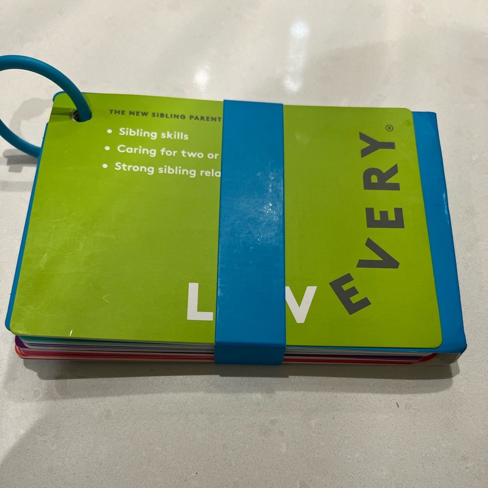 Lovevery Parenting Flashcard- new sibling